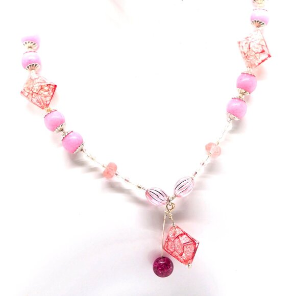 Mystic Pink Necklace - Picture 1 of 5